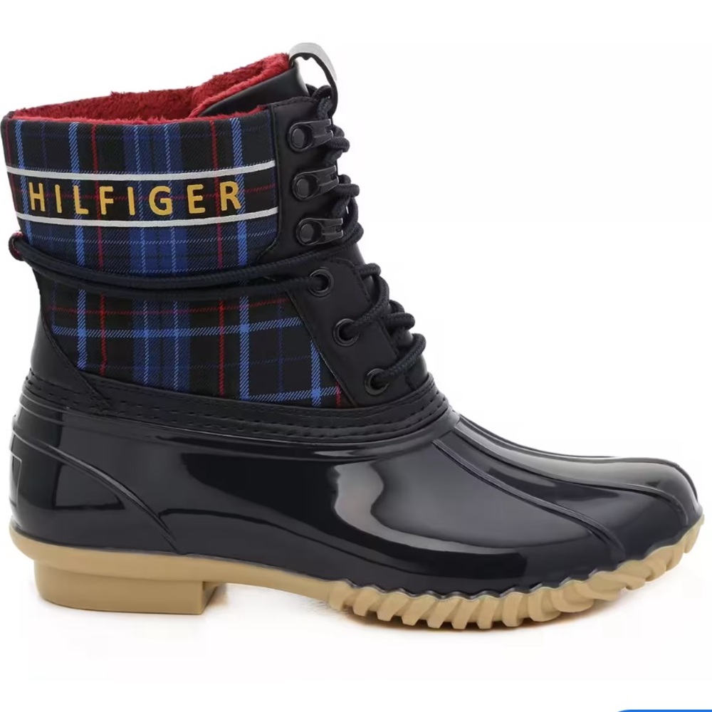Tommy Hilfiger Navy and Black Rain Boots
